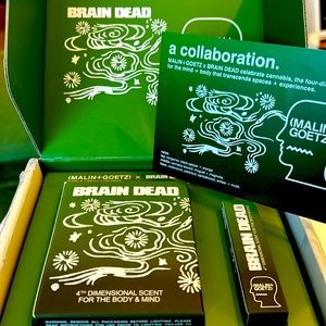 BRAND NEW Braindead x Malin and Goetz Limited Edition Candle and Perfume Oil Set